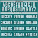 Sublimation Gray-White Geometric Uniform Jersey Custom Shape Soccer Sports Teal