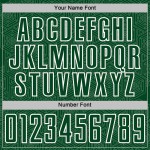 Sports Uniform Geometric White Sublimation Shape Custom Jersey Soccer Green