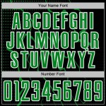 Sports Grass Green-White Sublimation Black Lightning Custom Uniform Soccer Jersey