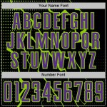 Purple-Neon Jersey Black Custom Uniform Green Sports Soccer Sublimation Lightning