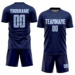 Light Uniform Jersey Geometric Sports Blue-White Soccer Shape Custom Navy Sublimation