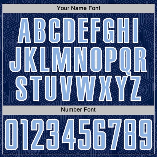 Light Uniform Jersey Geometric Sports Blue-White Soccer Shape Custom Navy Sublimation