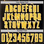 Gold-White Lightning Soccer Custom Uniform Black Sublimation Jersey Sports