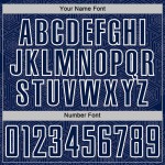 Custom Sports Navy Sublimation Geometric Jersey White Uniform Shape Soccer