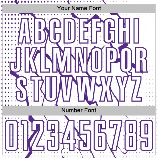 Uniform Sublimation White Purple Custom Sports Soccer Jersey Lightning