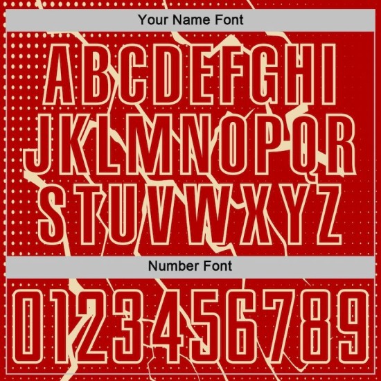 Sublimation Uniform Cream Lightning Custom Jersey Sports Red Soccer