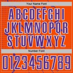 Sports Custom Sublimation Soccer Uniform Lightning Jersey Orange Purple-White