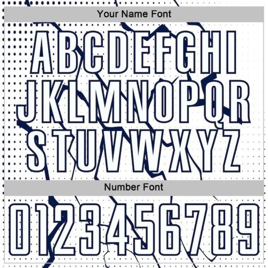 Jersey Custom Sports Sublimation Soccer White Lightning Navy Uniform