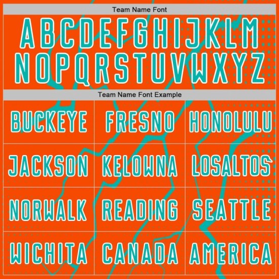 Aqua-White Jersey Sports Lightning Uniform Orange Soccer Custom Sublimation