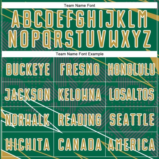 Soccer Sublimation Gold-White Lines Uniform Sports Green Custom Kelly Jersey Old