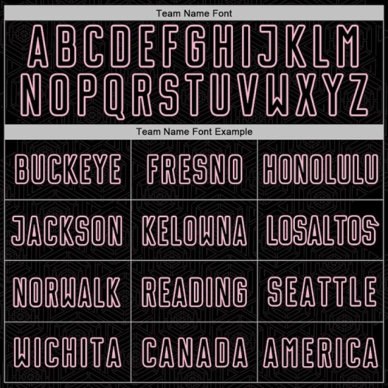 Soccer Sports Light Jersey Sublimation Custom Shape Geometric Pink Black Uniform