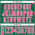 Soccer Pink-White Custom Sports Jersey Neon Green Kelly Uniform Sublimation Lines