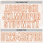 Uniform Sports Sublimation Custom Jersey Shape Orange Geometric White Soccer