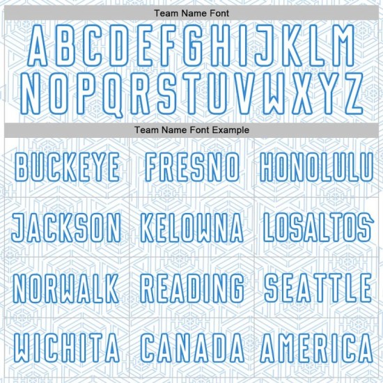 Soccer Jersey Shape Sublimation White Custom Sports Blue Geometric Uniform Powder