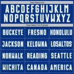 Soccer Geometric Sports Blue Custom Royal Shape White-Light Sublimation Uniform Jersey