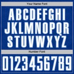 Soccer Geometric Sports Blue Custom Royal Shape White-Light Sublimation Uniform Jersey