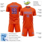Shape Custom Sports Jersey Purple-White Orange Soccer Uniform Geometric Sublimation