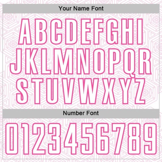 Jersey Soccer Uniform Custom White Shape Geometric Sublimation Sports Pink