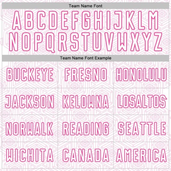 Jersey Soccer Uniform Custom White Shape Geometric Sublimation Sports Pink