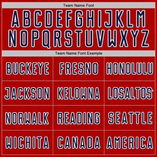 Jersey Red Geometric Soccer Shape Custom Uniform Sports Sublimation Navy-White