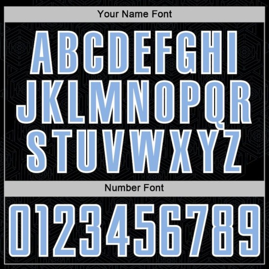 Geometric Light Custom Uniform Sports Sublimation Black Shape Blue-White Jersey Soccer