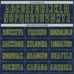 Uniform Shape Neon Geometric Sublimation Custom Sports Soccer Yellow Jersey Navy